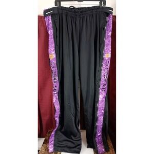 NBA Los Angeles Lakers Zipway Breakaway Jogger‎ Pants Black Purple Mens Size 2X